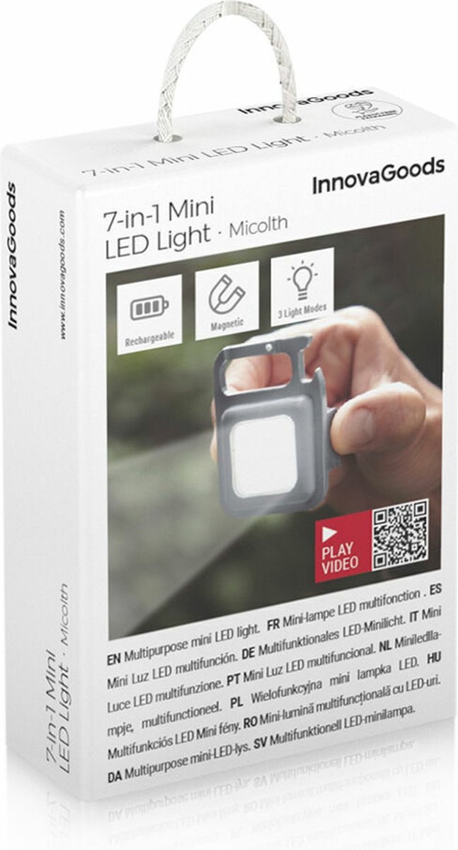 Mini lampe LED rechargeable et magnétique 7 en 1 Micolth InnovaGoods