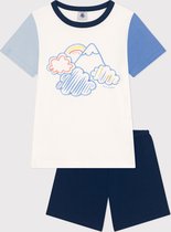 Petit Bateau - Pyjama court uni en coton pour enfant Garçons - Multicolore - Taille 92/98