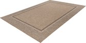 Lalee Costa- sisal look- Ibiza vloerkleed- buitentapijt- in en outdoor- flatwave- laagpolig- vlecht- inheems motief- waterbestendig- tuin kleed- 200x290 cm beige