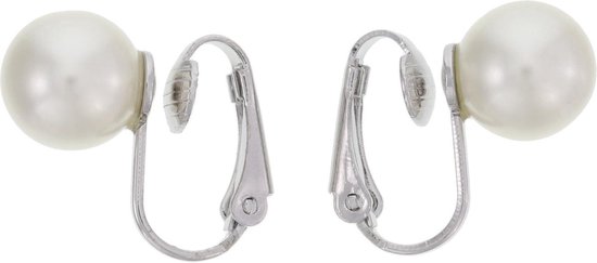 Behave Ear Clip - perle - dames - couleur crème - 1 cm de diamètre