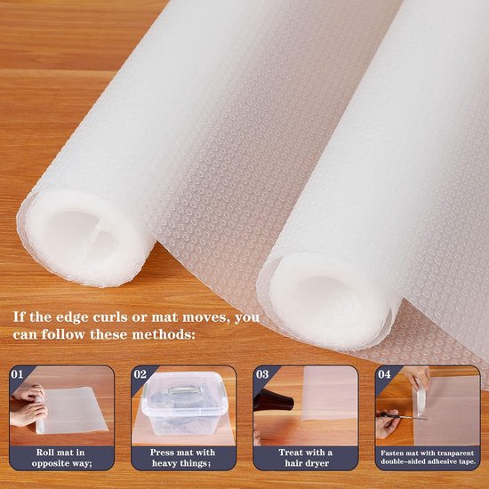 Protection Tiroir Cuisine Tapis de Tiroir EVA Tapis Plastique