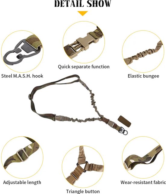 Multicam MOLLE Sling Schließe - One-Point Sicherheitsverschluss
