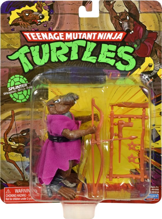 Teenage Mutant Ninja Turtles - Splinter Classic Figure | bol