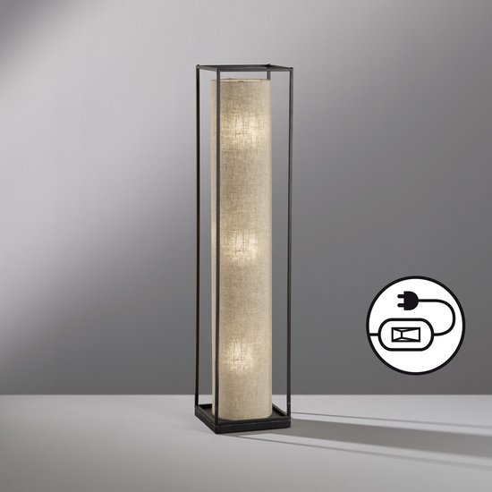 Fischer & Honsel Lampenschirm 30710 Stoff Grau 40 cm --> Leuchten & Lampen günstig online kaufen im Shop