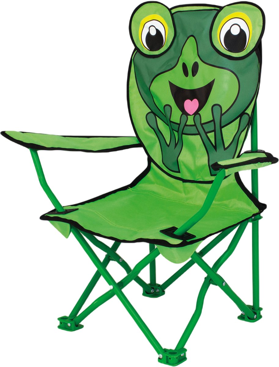 Eurotrail campingstoel Ardeche Animal junior polyester groen