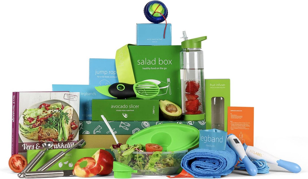 Fitbox - Kerstpakket Healthy extra - Gezond - Duurzaam - Origineel