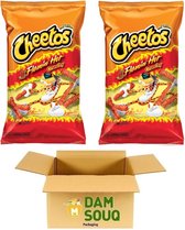 Bol.com Multipak Chips Cheetos Crunchy Flamin Hot 2x 226GR aanbieding