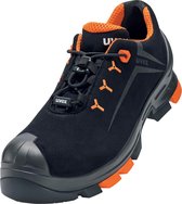 Uvex 2 Demi-chaussures S3 65083 Noir, Orange (65083)-43 (Weite 12)