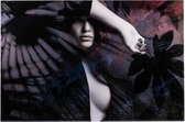 PTMD Exclusive Art Shady Lady Poster - 150x100x0,5 cm - Meerkleurig