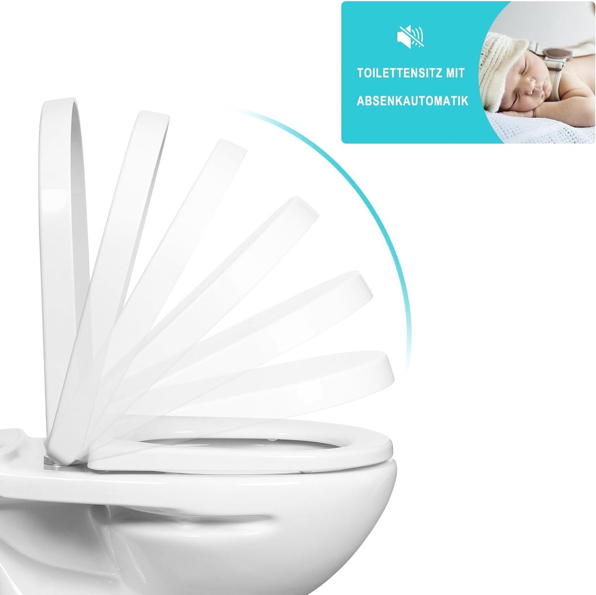 Goedkoopste Toilet lid Quick-Release Function - Toilet Seat Softclose Closing Mechanism - Toilet Seat Duroplast