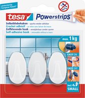 9x Tesa Powerstrips ovale haken small - Klusbenodigdheden - Huishouden - Verwijderbare haken - Opplak haken 9 stuks