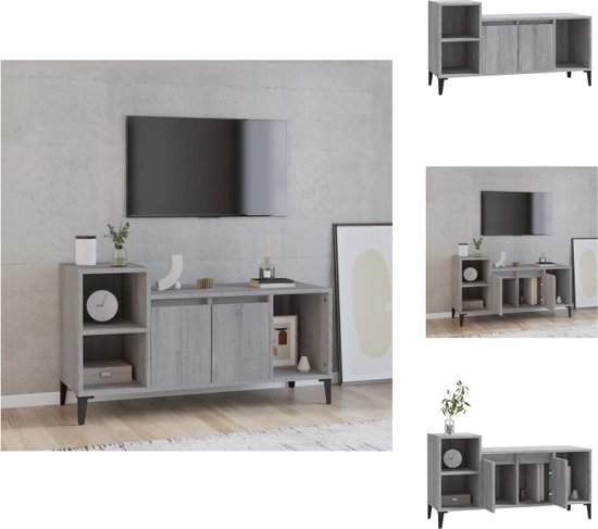 Design tv kast massief eiken model Geke - Meubelfabriek Westra