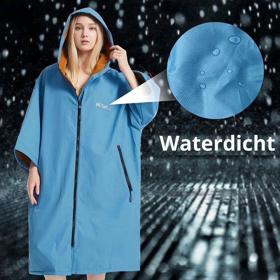 Livano Surf Poncho Pour Adultes - Serviette à Langer Douce - Femme & Homme - Taille M