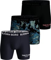 Lot de 3 boxers homme Bjorn Borg - Performance - Camouflage - S