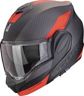 Scorpion EXO-TECH EVO TEAM Matt Black-Silver-Red - ECE goedkeuring - Maat XL - Systeemhelmen - Scooter helm - Motorhelm - Zwart - Geen ECE goedkeuring goedgekeurd