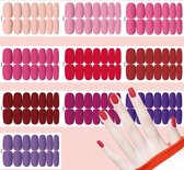 GUAPÀ® Nagelstickers & Nail wraps - Nail Art - Nagel Folie - Diverse kleuren Nail Wrap - 10 Vellen Nagelstickers