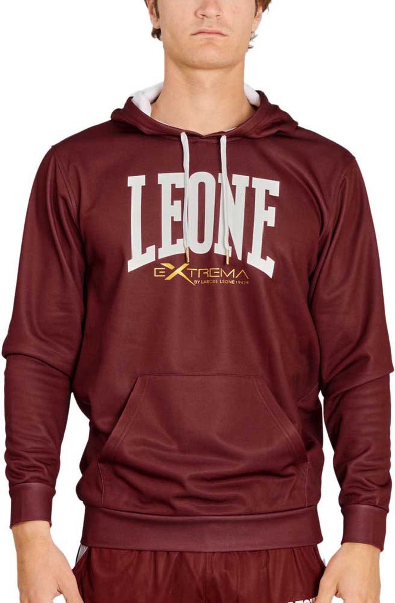 Leone1947 Logo Capuchon Rood L Man