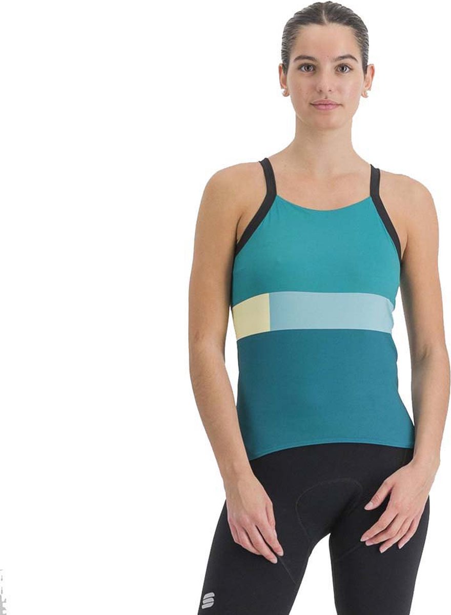 Sportful Snap Mouwloos T-shirt Blauw L Vrouw