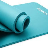 POWRX Gymnastiekmat Yogamat (turquoise 183 x 60 x 1 cm) incl. oefenposter I Oefenmat ftalaatvrij 183 x 60 x 1 cm I Mat huidvriendelijk I diverse kleuren. Kleuren