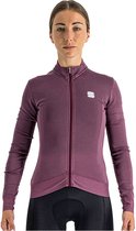 Sportful Monocrom Thermische Jersey Met Lange Mouwen Paars M Vrouw