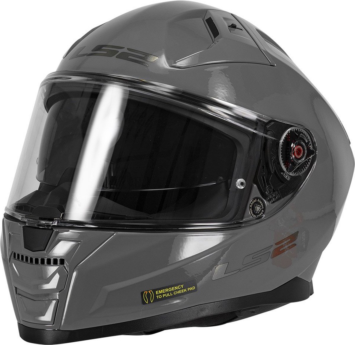 LS2 Helm Vector II Solid FF811 Nardo Grey maat S