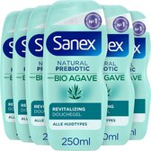 Sanex Agave Revitalizing Douchegel - 6 x 250 ml - Voordeelverpakking