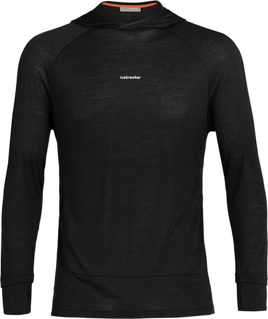 Icebreaker Cool-lite Merino Capuchon Zwart L Man