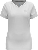 Odlo V-neck F-dry T-shirt Met Korte Mouwen Wit M Vrouw
