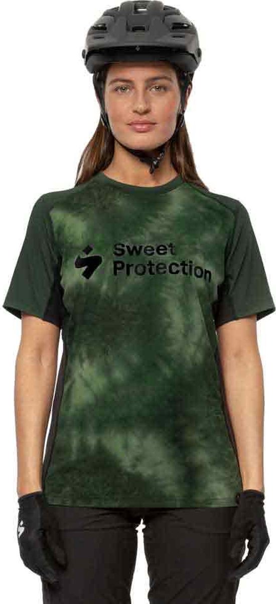Sweet Protection Hunter Enduro-trui Met Korte Mouwen Groen S Vrouw