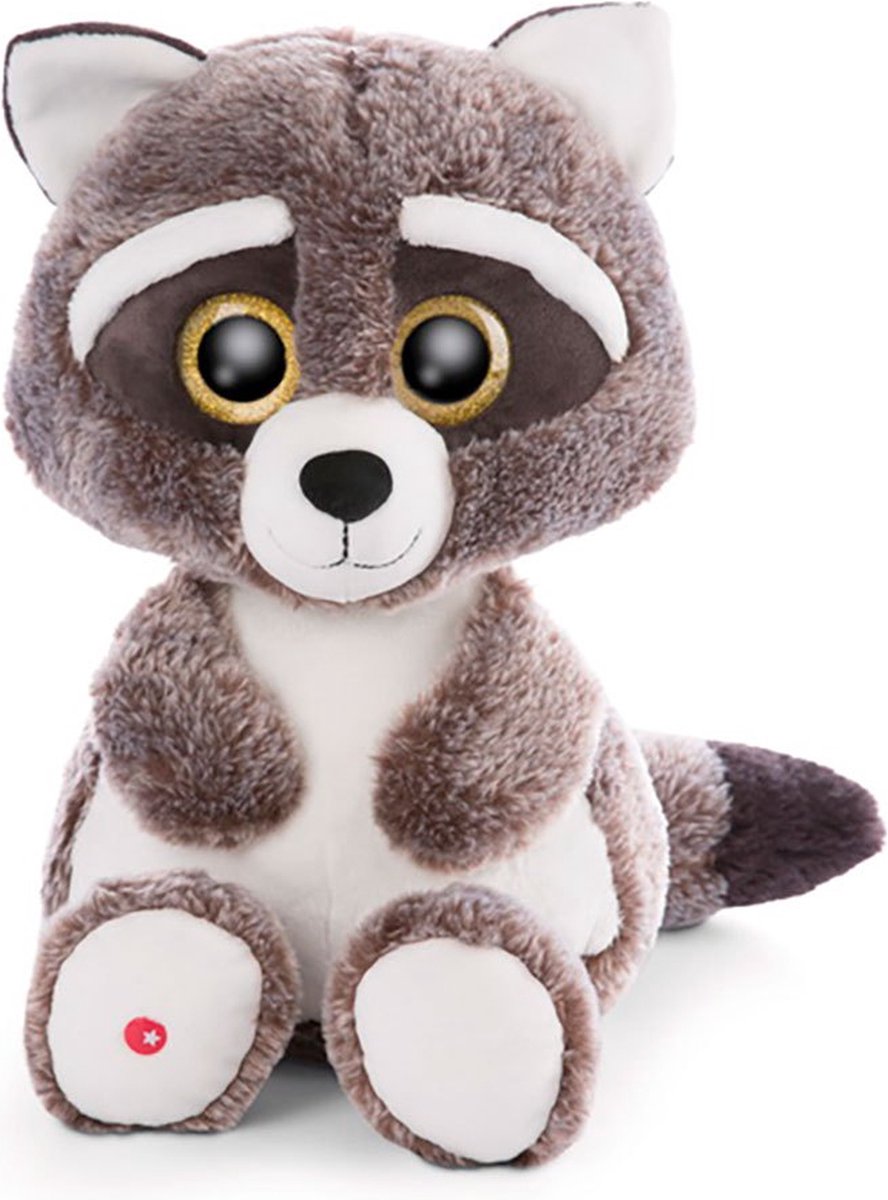 Nici Glubschis Hangende Wasbeer Clooney Teddy 45 Cm Bruin