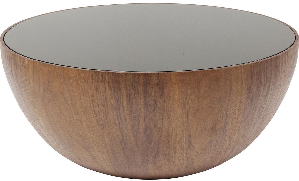 Kare Salontafel Tear Drops Walnut Hout