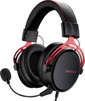 Mipow MiPow Over Ear headset Gamen Kabel Stereo Zwart, Rood Ruisonderdrukking (microfoon) Volumeregeling
