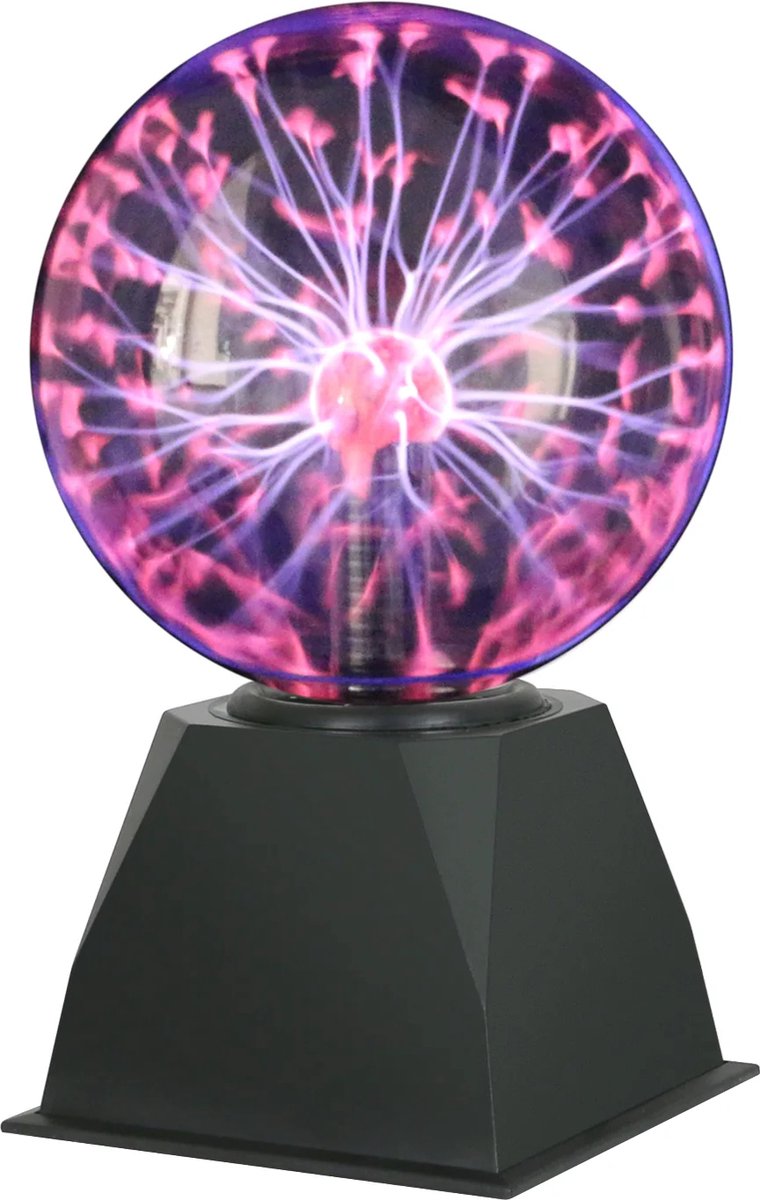 Goeco Tafellampen - Plasma Ball Light - Aanraakgevoelige Ball Ion Bollamp - 6 Inch - voor kerstcadeaus