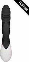 Heating G-Spot USB Rechargeable Rabbit Vibrator - Black