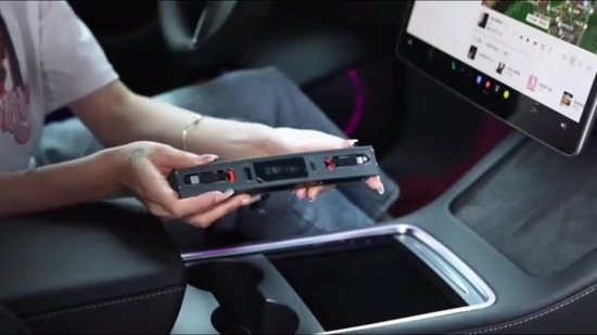 Support de téléphone intégré au volant avec chargeur pour Tesla Model 3 et Model  Y