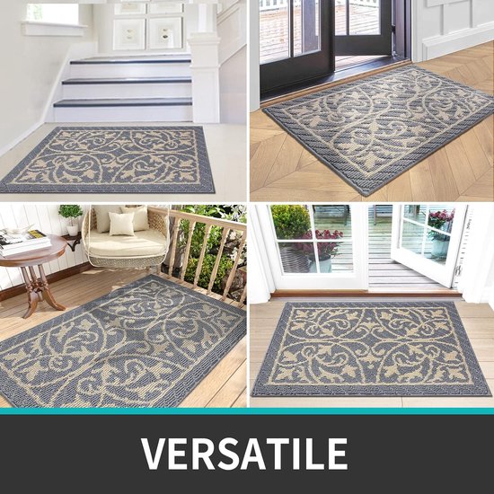 Floordirekt Premium deurmat voor entree, 60 x 90 cm, antraciet