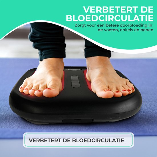 Appareil de massage des pieds - Shiatsu - L'infrarouge améliore la  circulation sanguine | bol