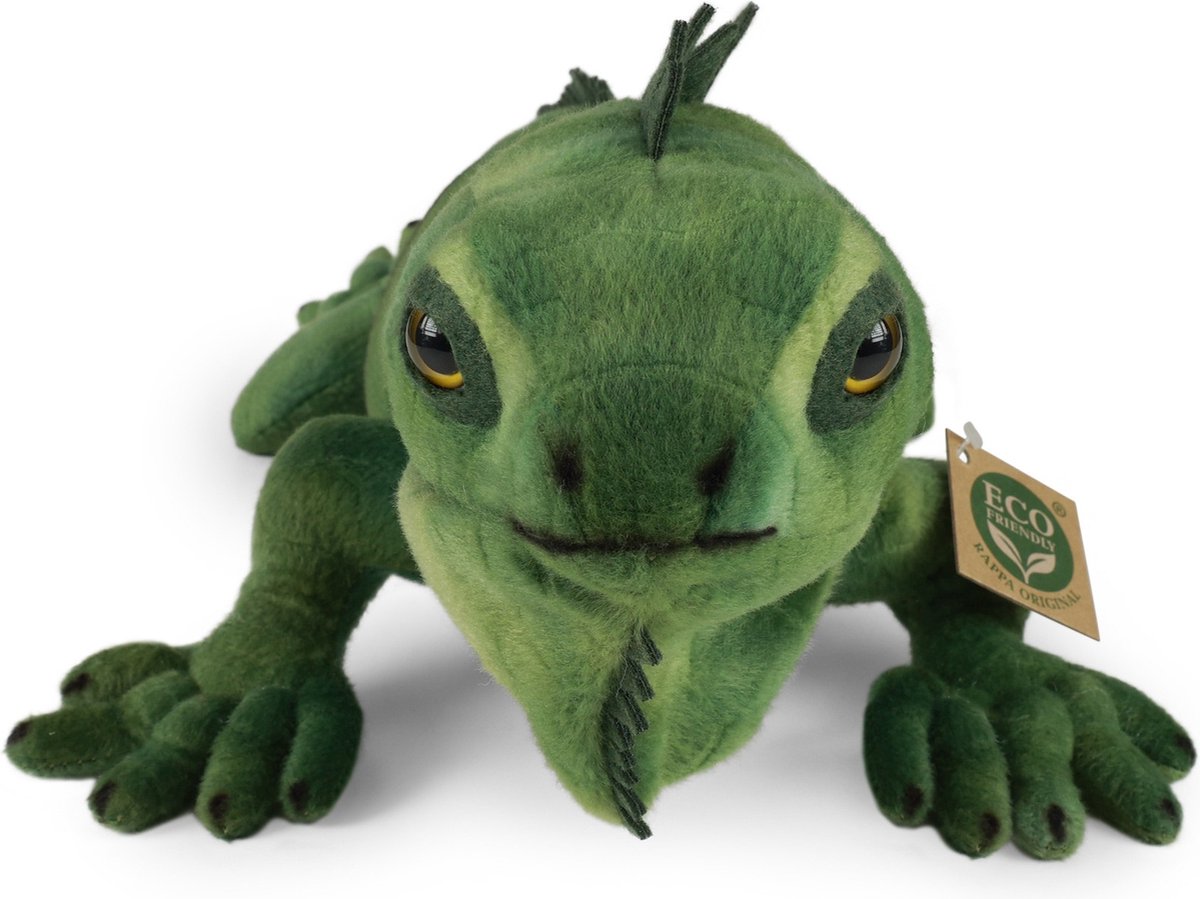Rappa Eco Friendly Serie - Knuffel - Plushen Iguana - 70 cm - Zacht Pluche