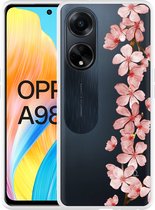 Cazy Hoesje geschikt voor Oppo A98 5G Flower Branch