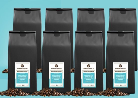 Koffiebundel - 80% Arabica/20% Robusta koffieboon - Tikkiebeter - 1kg