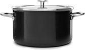 KitchenAid en acier émaillé de Core Cocotte - 24cm / 6L - Onyx Noir