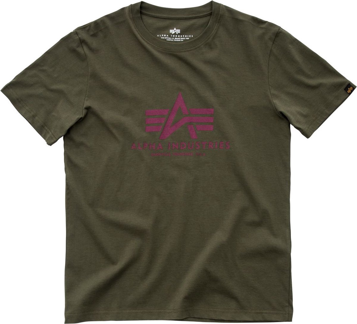 Alpha Industries Basic T-Shirt Dark Green-S