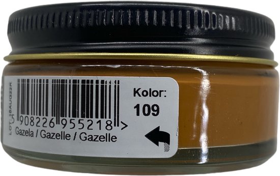 Kaps Shoe Cream - cirage à chaussures - prend soin du cuir et lui donne de la brillance - (109) Gazelle Brown - 50ml