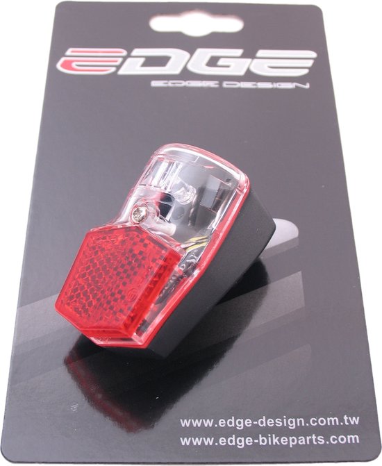 Fiets Spatbordachterlicht Edge Sprint 1 led - incl. batterijen - StvZo — afbeelding 3