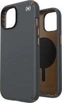 Geschikt voor Speck Apple iPhone 15 Presidio2 Pro Back Cover Hoesje Geschikt voor Mag - Grijs