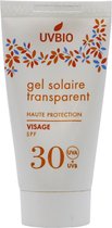 UVBIO Zonbescherming - Sunscreen Gel SPF30 - Biologisch - Waterproof - Gezicht 30ml