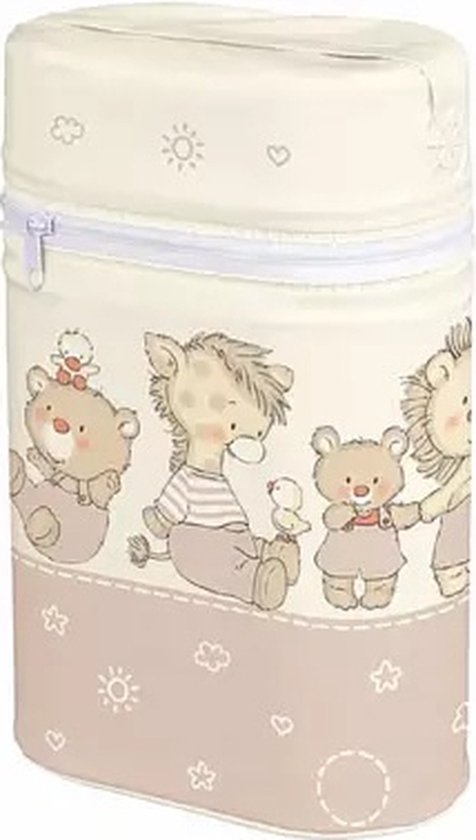  - Jumbo |Thermo Pack |alpaca | beige | dubbele | groot | 6 cm x 6cm x 20 cm | Beige