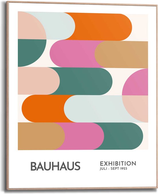 Tableau Art Style Bauhaus 50x40 cm Bois