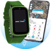 One2track Connect UP groen - De allerleukste, stoerste & beste GPS horloge kind - Smartwatch kinderen (video)bellen & gebeld worden - GPS tracker kind met nauwkeurige locatiebepaling - SOS functie - Smartwatch kids met simkaart