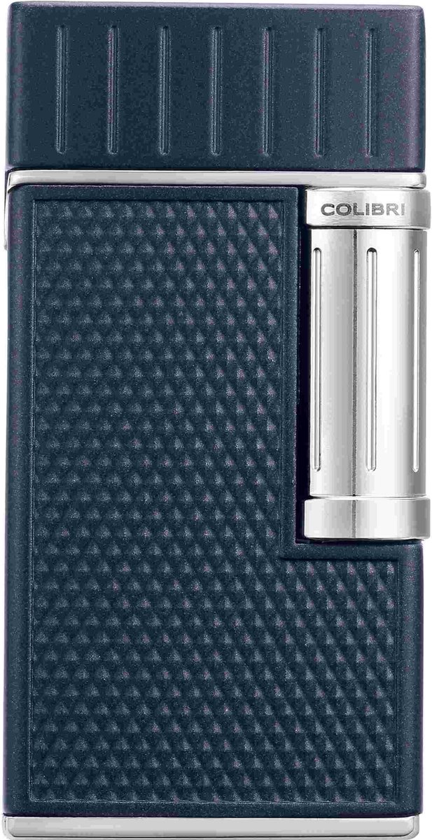 Goedkoopste Colibri vuursteenaansteker soft flame Julius Navy Chrome